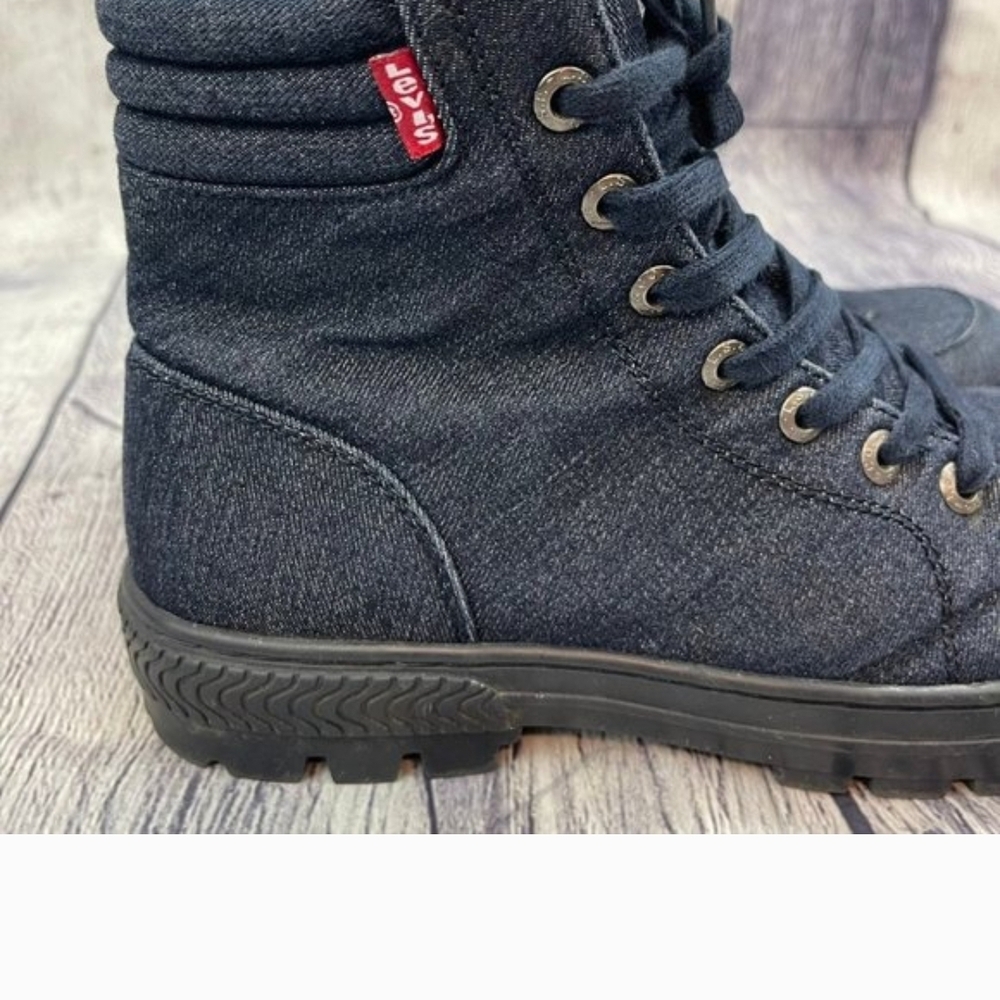 Levi's Men's Denim High-Top Sneakers